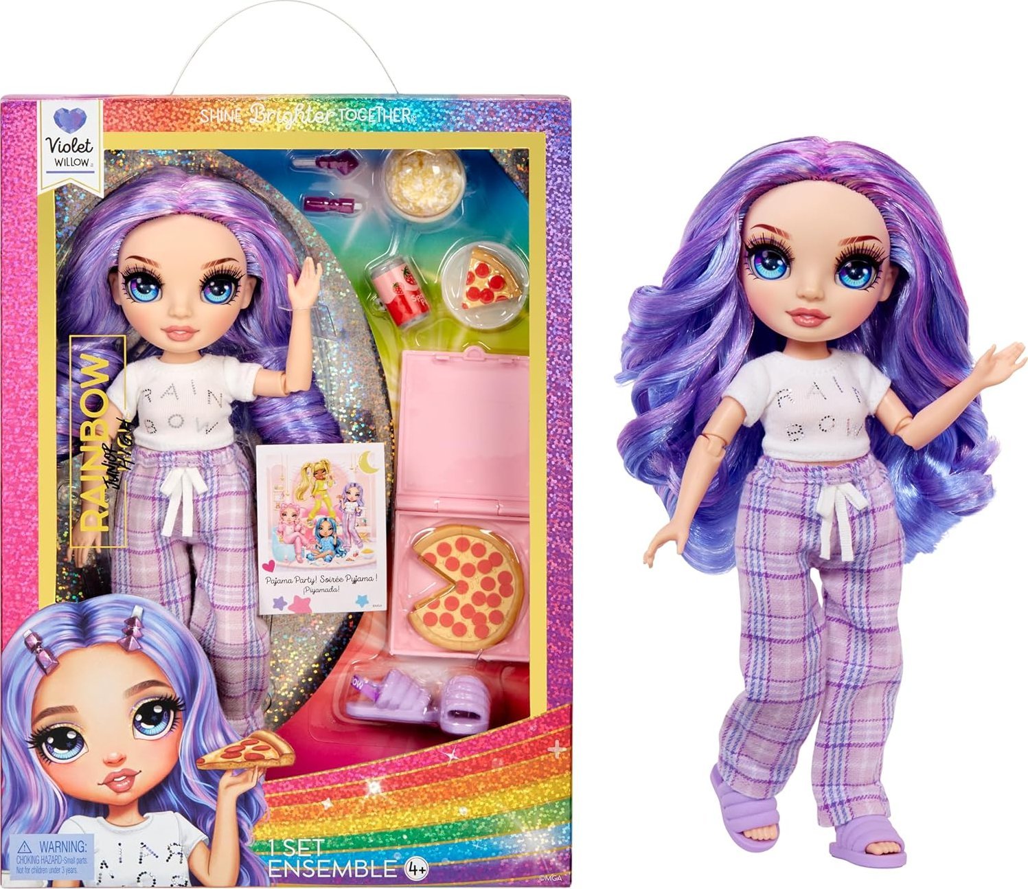 MGA Rainbow High Junior Fashion Violet