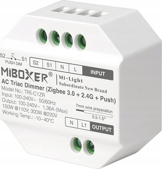 MiBoxer INTELIGENTNY NIK OŚWIETLENIA LED TRI-C1ZR