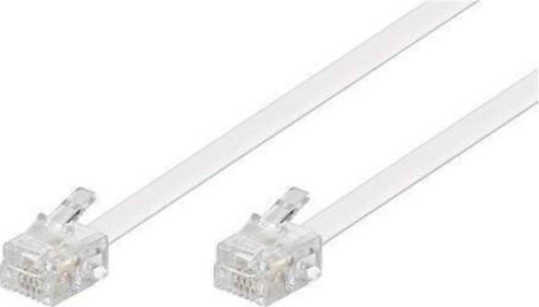MicroConnect Kabel iczny RJ11-RJ11, 6P/4C, , 15m