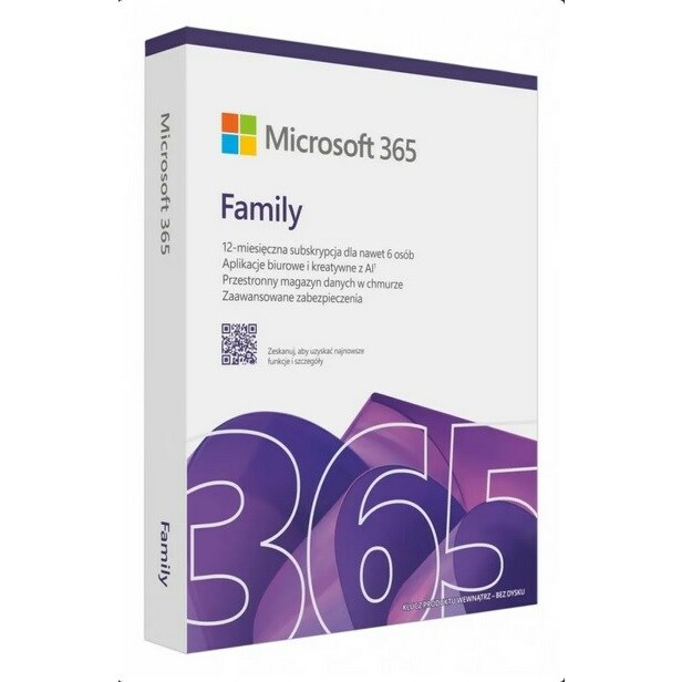 Microsoft 365 Family (6 users; 12