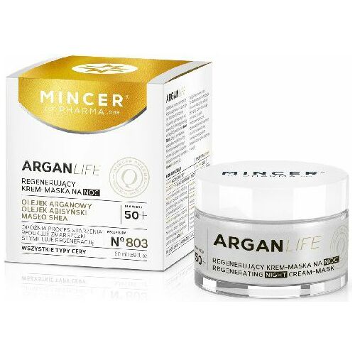 Mincer Pharma ArganLife 50+ Krem-maskaregenerujący 50ml