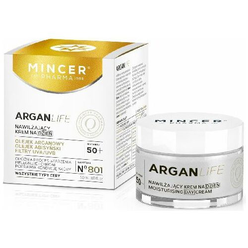 Mincer Pharma ArganLife 50+ Krem nawilżający