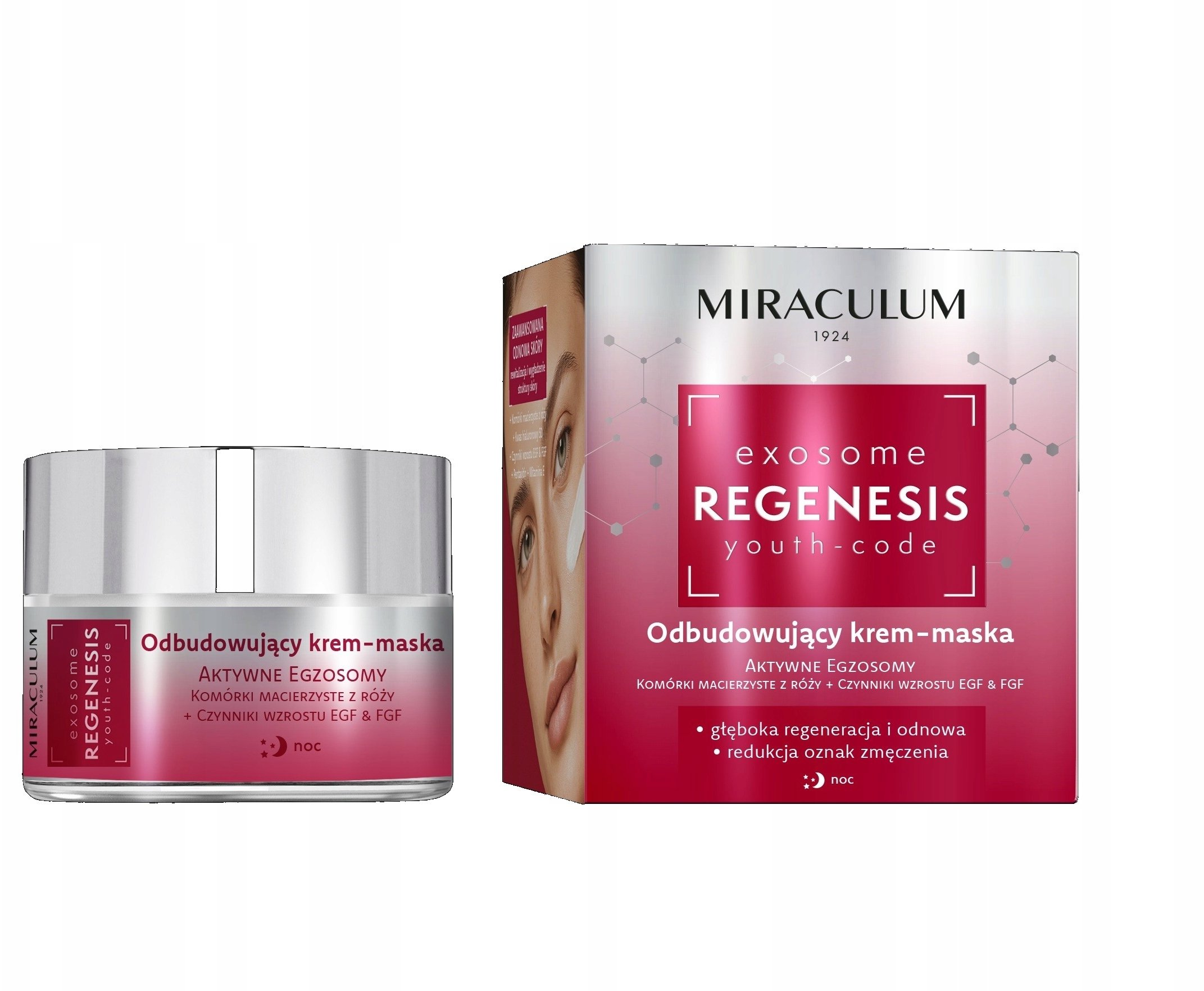 MIRACULUM Exosome Regenesis Youth-Code Odbudowujący krem-maska50