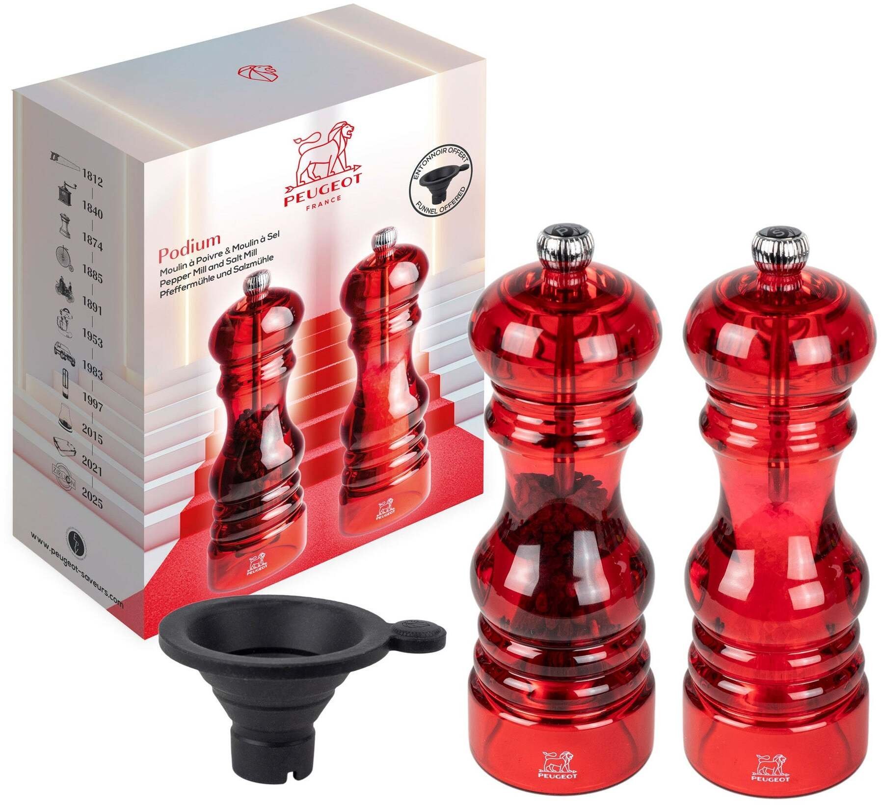 Peugeot Podium Salt and Pepper Mill