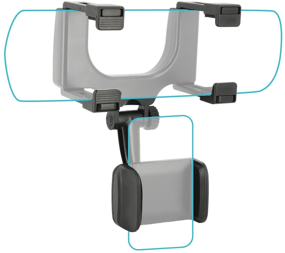 Mobilis MobiUniversal Car Rear Mirror Mount