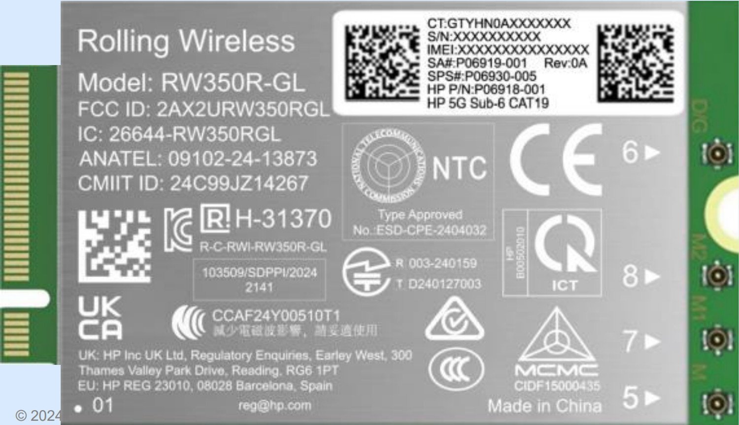 Modem HP HP 5G Modem m