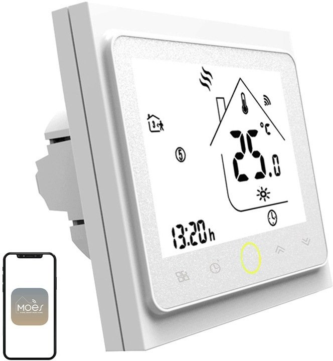 Moes TermoBHT-002 Wi-Fi LCD (WHT-002-GB-WH-MS) |