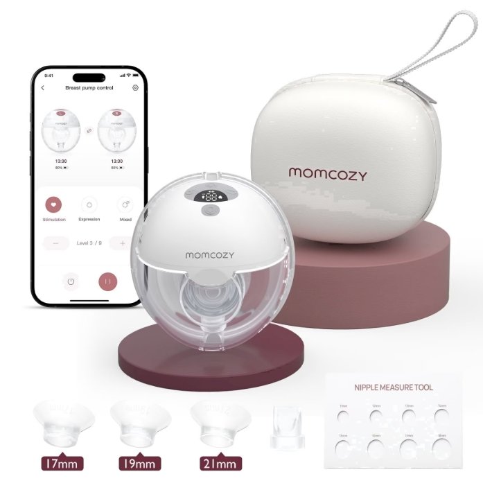 Momcozy M5 Smart Wearable Breast Pump
