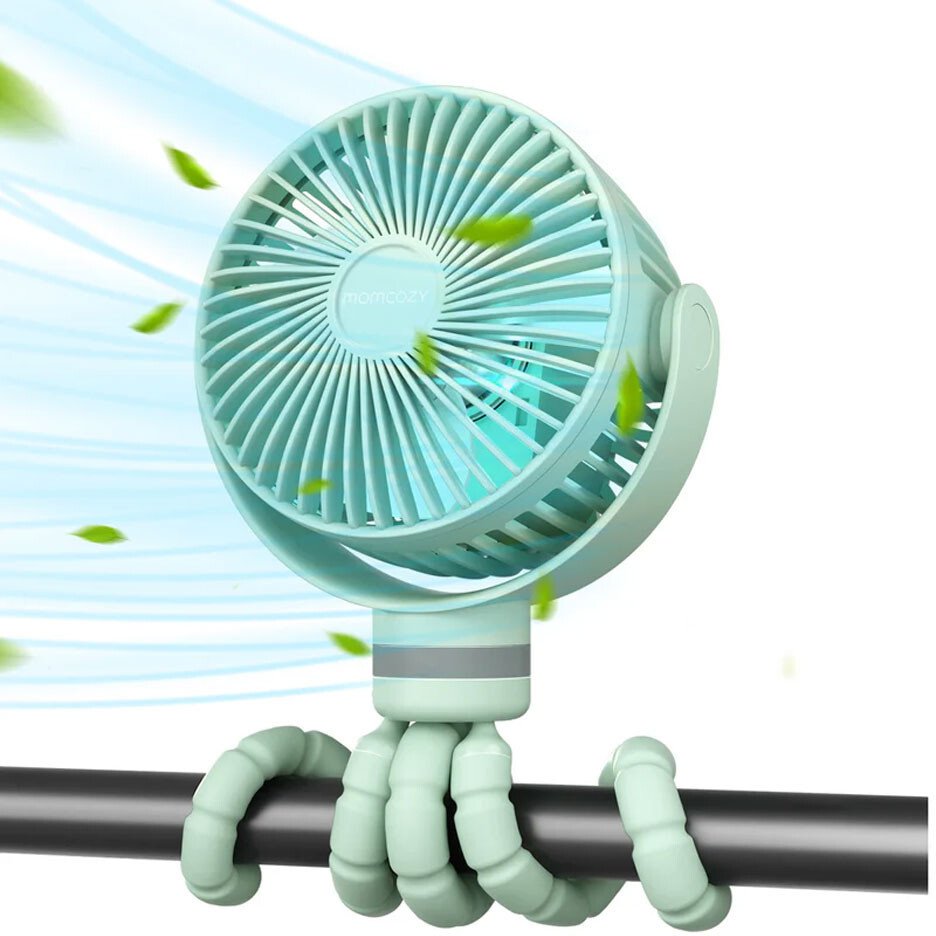 Momcozy PORTABLE STROLLER FAN GREEN |