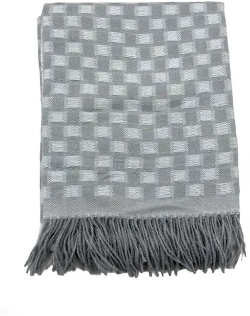 Monroe PLAID BLANKET CHECKERS 130X160 GREY