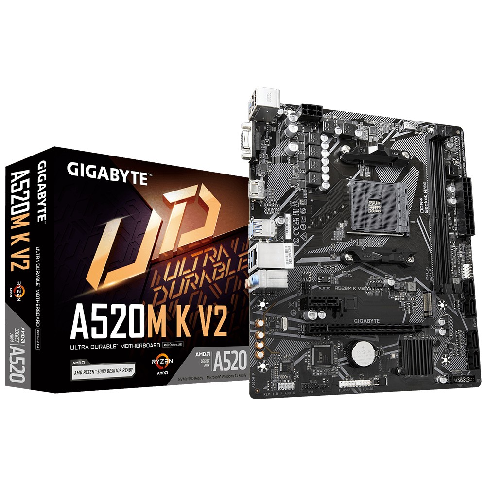 GIGABYTE A520M K V2 Motherboard |