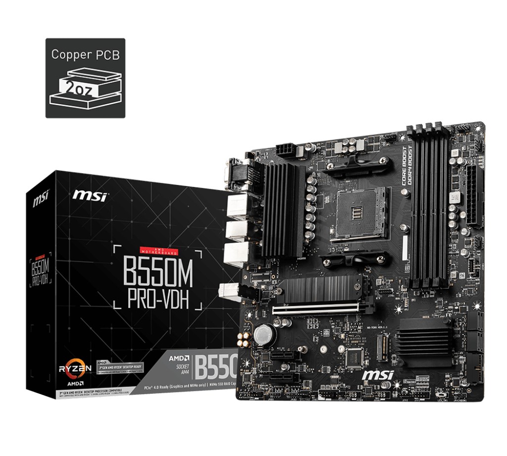 MSI B550M PRO-VDH | B550M PRO-VDH