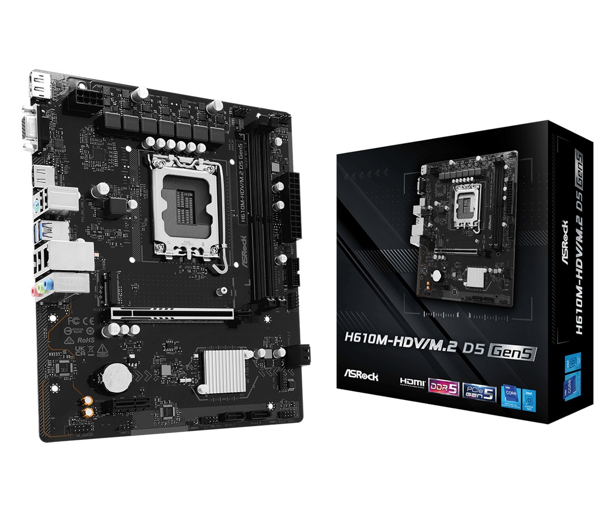 ASRock H610M-HDV/M.2 D5 GEN5 |
