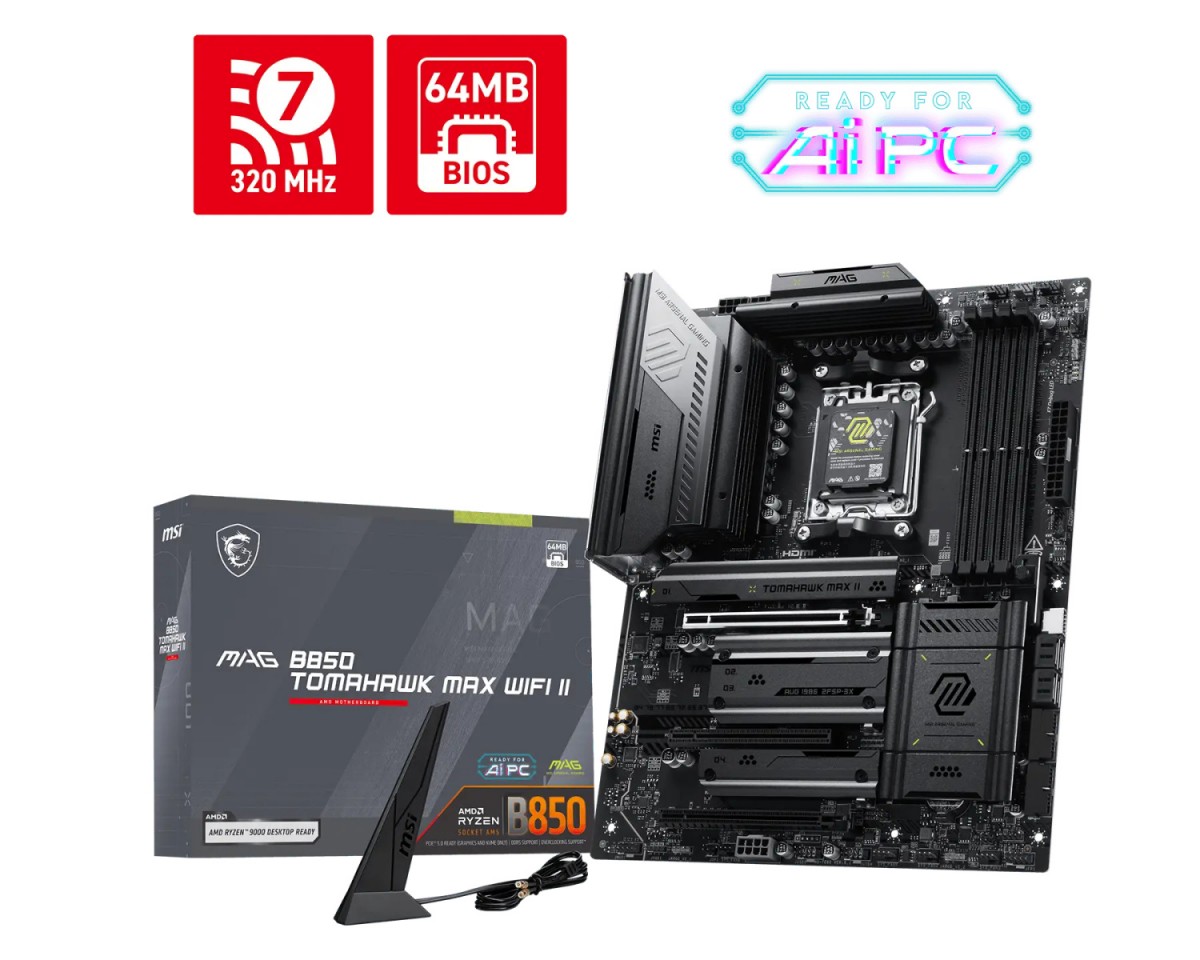 MSI Motherboard MAG B850 TOMAHAWK MAX