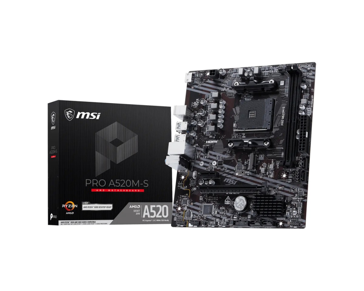 MSI PRO A520M-S motherboard | PRO