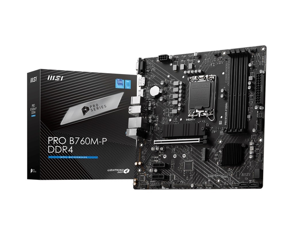 MSI PRO B760M-P DDR4 motherboard Intel