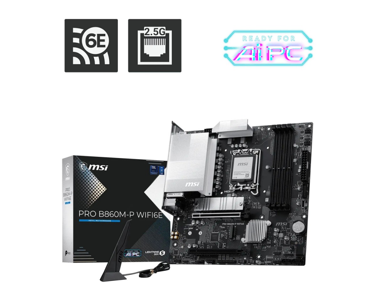 MSI Motherboard PRO B860M-P WIFI6E am5