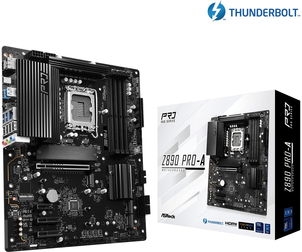ASRock Z890 Pro-A Intel Z890 LGA