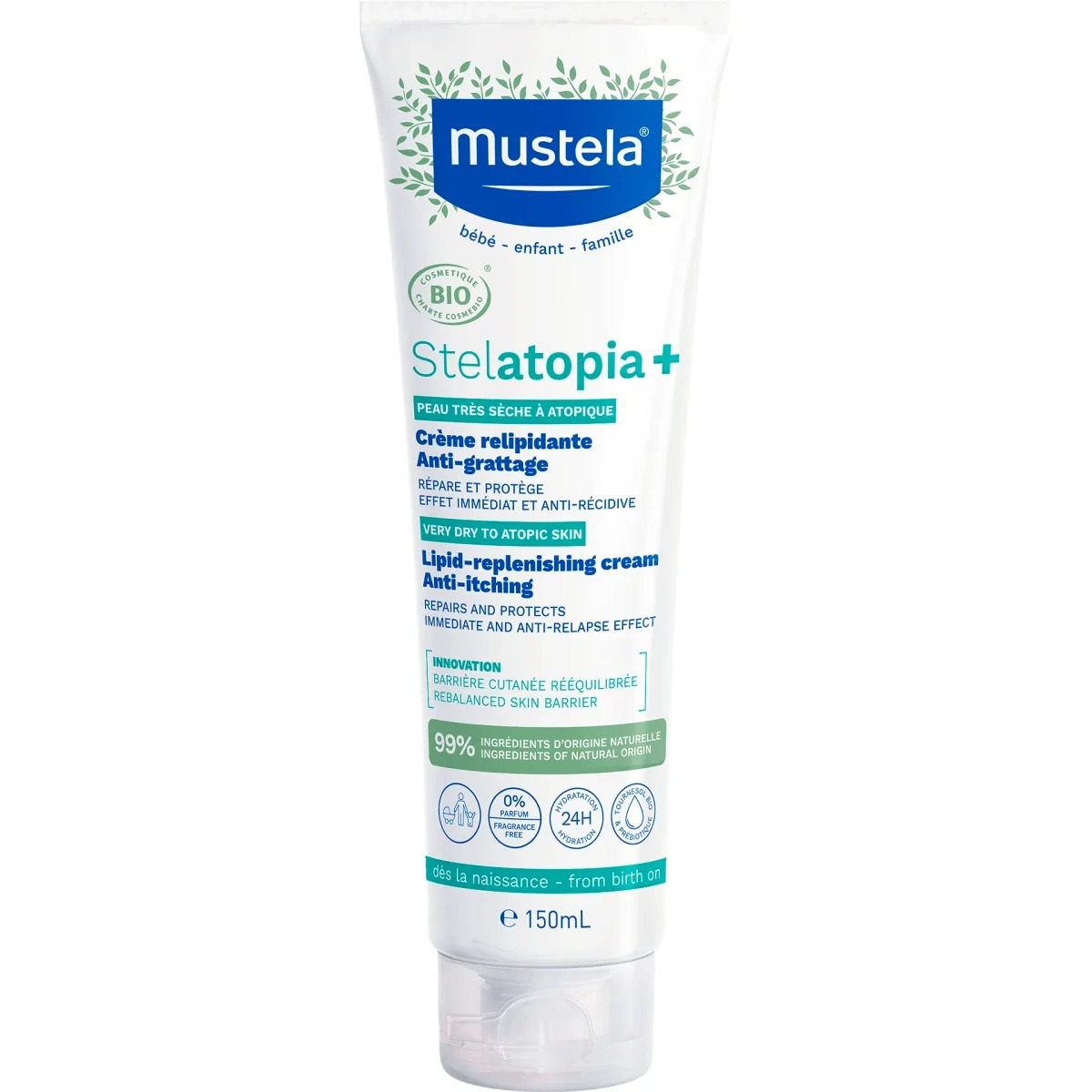 Mustela Stelatopia+ Lipid-Replenishing Krem  lipidy, 150