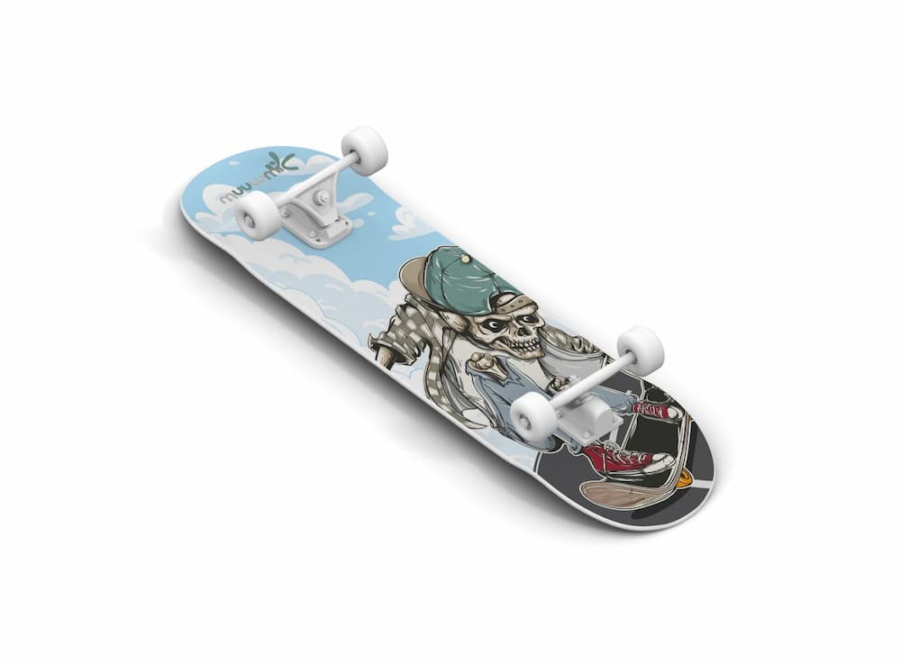 Muuwmi Skateboard skrituļdēABEC 5, Skull AU