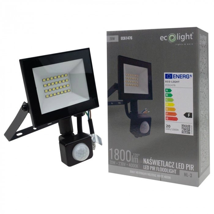Ecolight LED PIR NL-3 20W 1800lm
