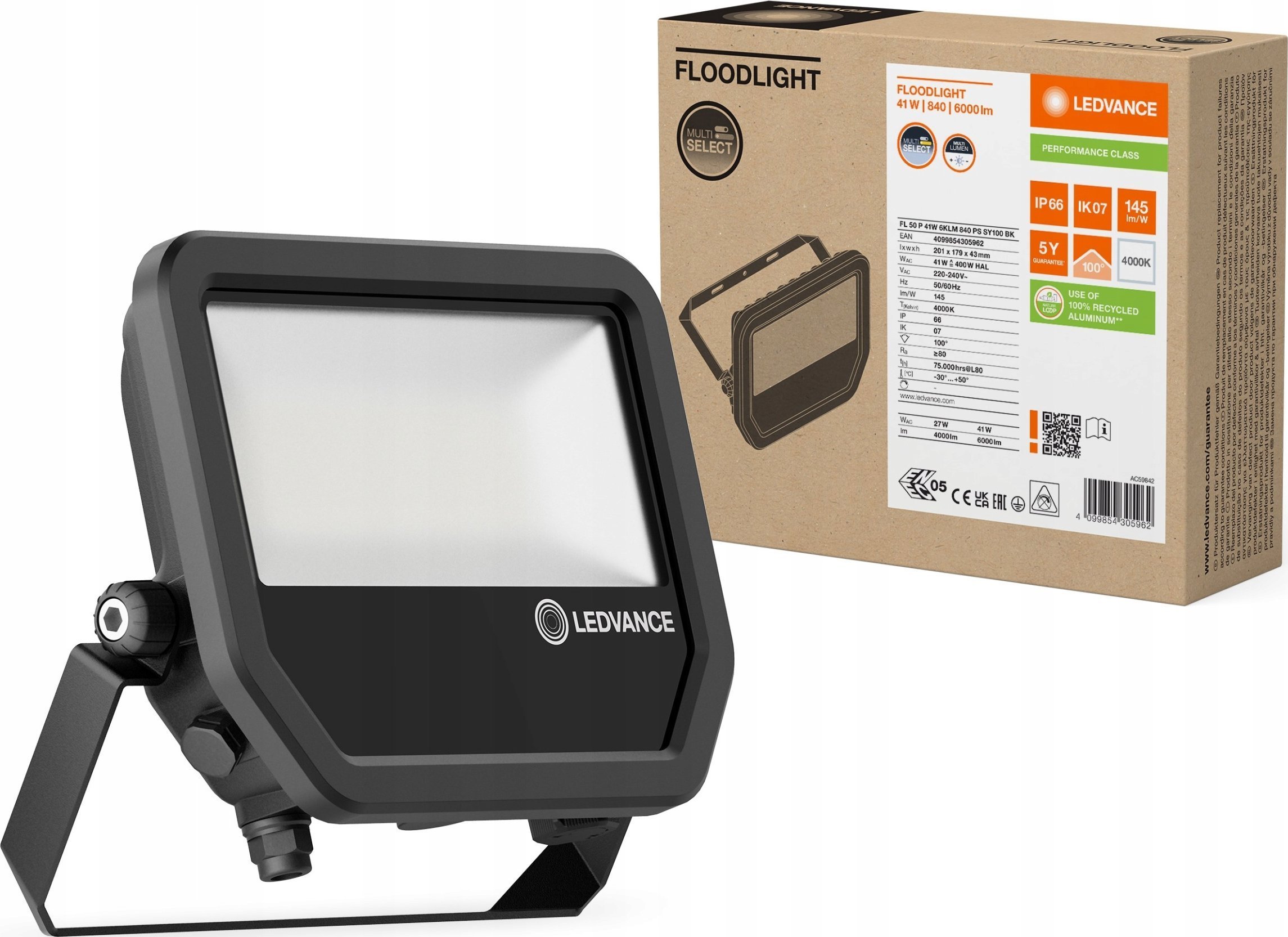 GE Lighting FLOODLIGHT 41W 145LM/W 4000K