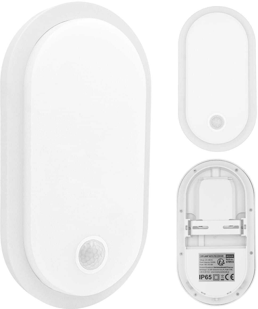 Maclean LED , czujnik PIR, , 10W/15/18W, IP65