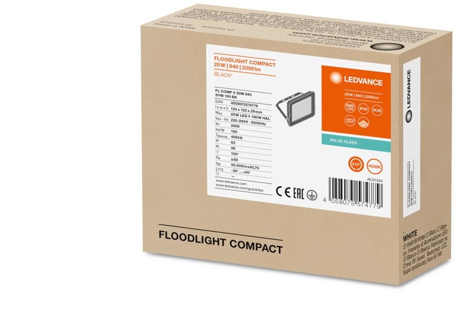 V-TAC  LED FLOOD COMPACT V 20W