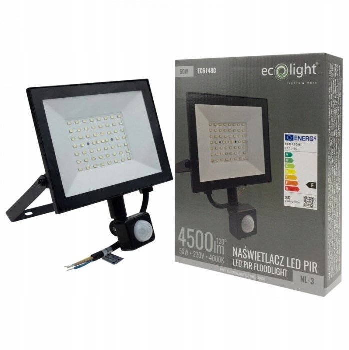 Ecolight  LED PIR NL-3 50W 4500lm
