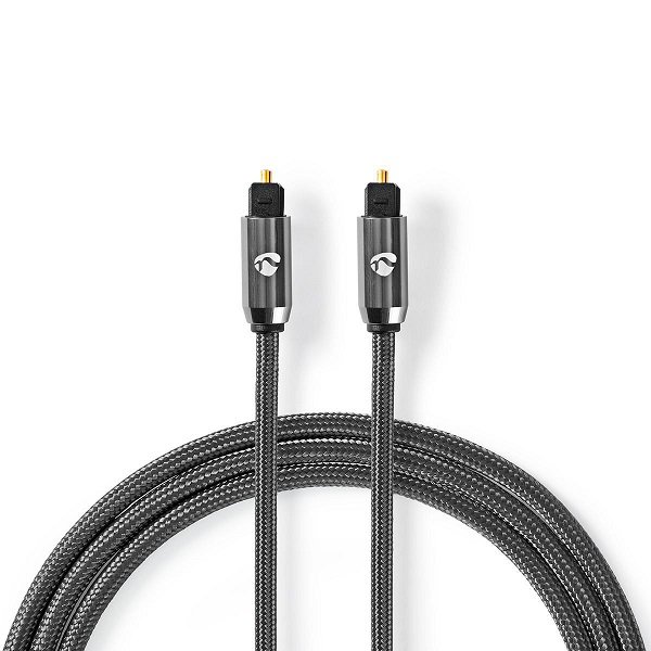NEDIS CATB25000GY10 TosLink Optiskais audio is