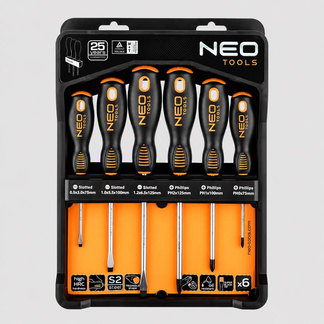 NEO TOOLS screwdriver set, 6 pcs