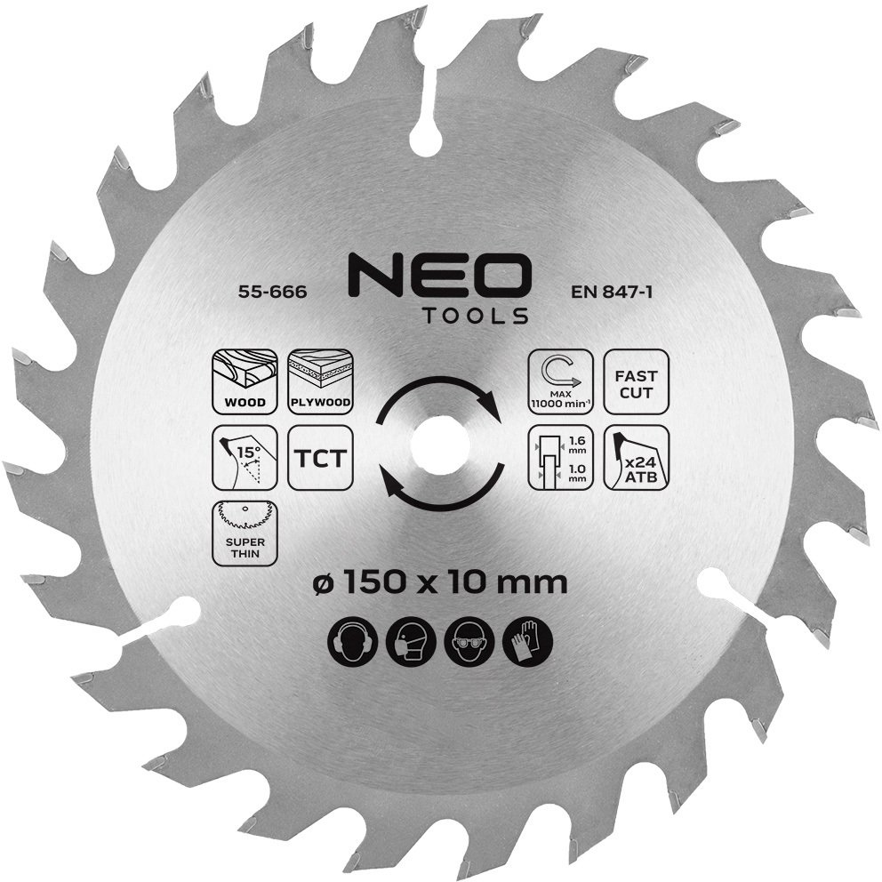 Neo Tools , widiowa 150 x 10mm
