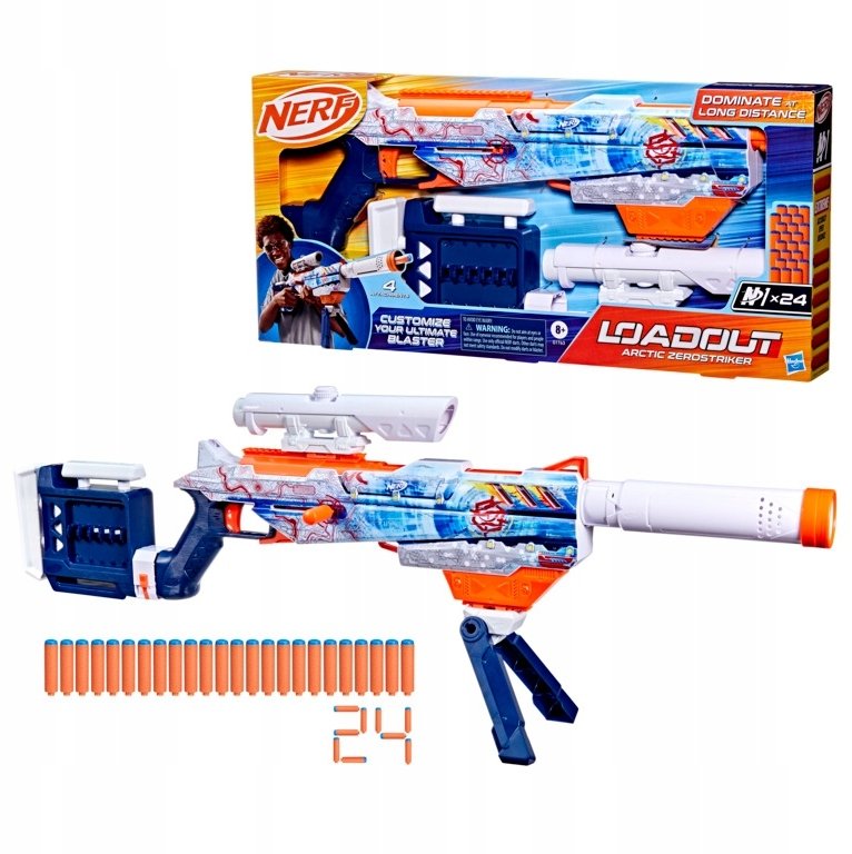 Nerf NERF Loadout blaster Arctic Zerostriker