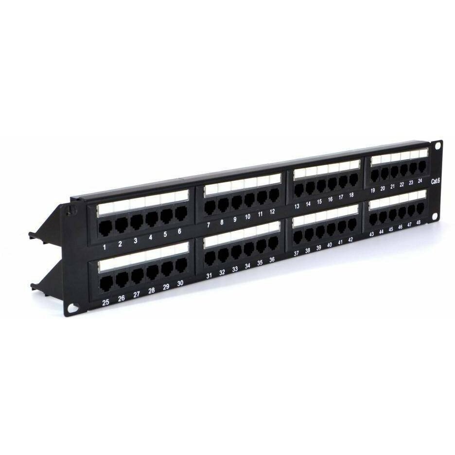 NetRack Patchpanel 48 portowy kat. 6