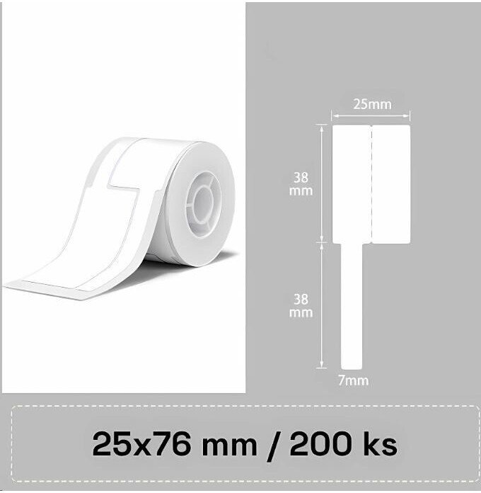 Niimbot Etykietykable T 25x76mm 200B21, B21S