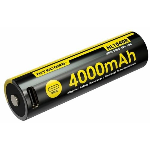 Nitecore 18650 4000mAh USB-C (NITNL1840R) |
