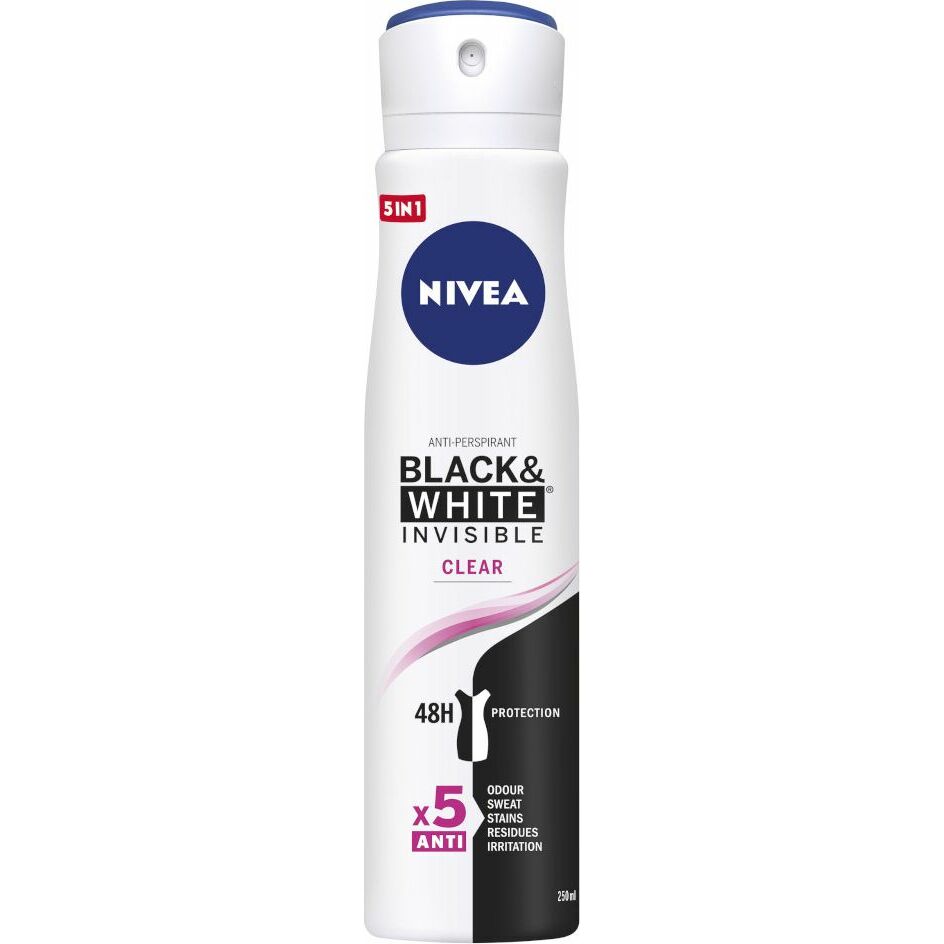 Nivea Dezodorant INVISIBLE CLEAR spray damski