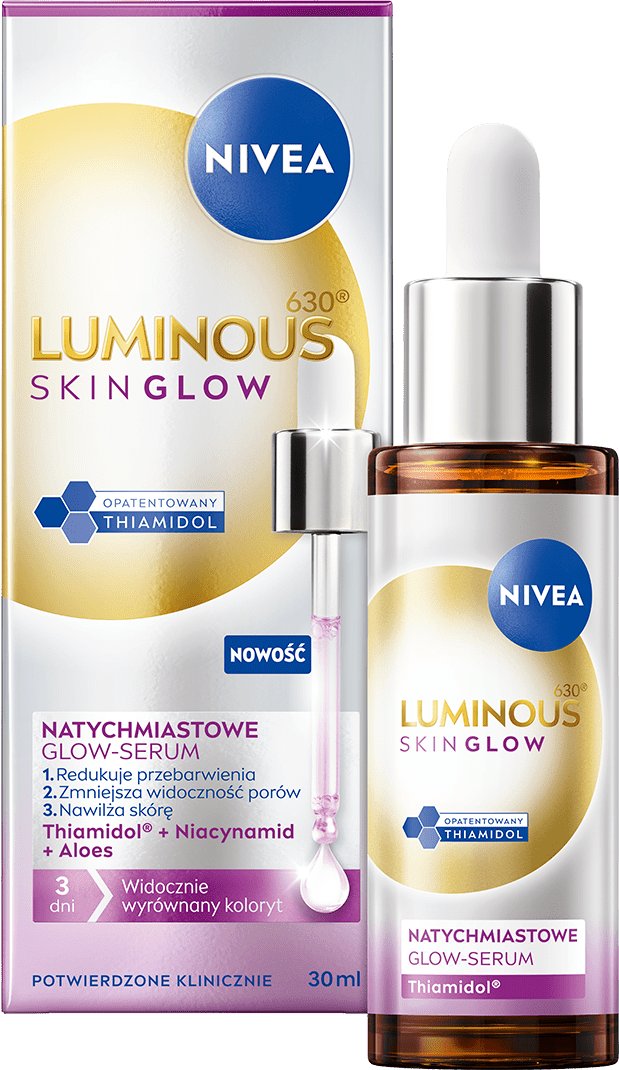 Nivea Luminous630 Skin Glow Natychowe glow-serum