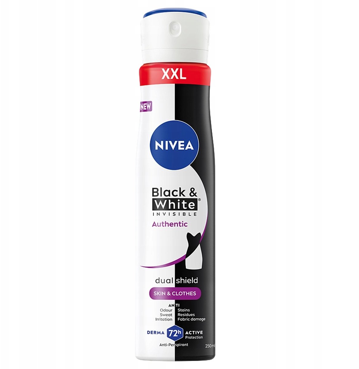 Nivea NIVEA_Black&White Authenitic antyperspirant w sprayu