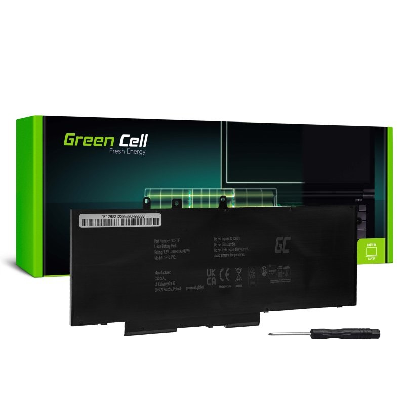 Green Cell Notebook battery 93FTF GJKNX