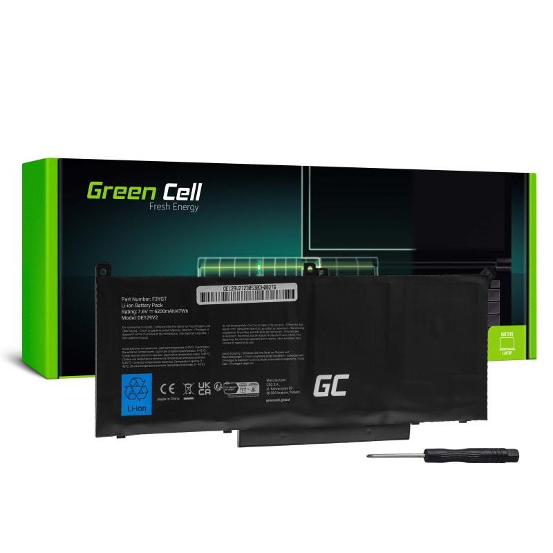 Green Cell Notebook battery F3YGT 7