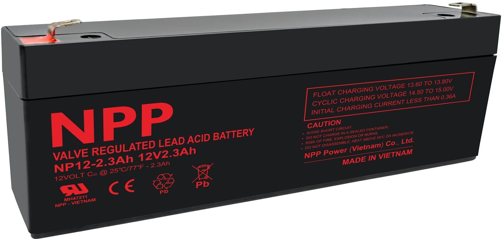 NPP NP12-2.3 AGM Battery –