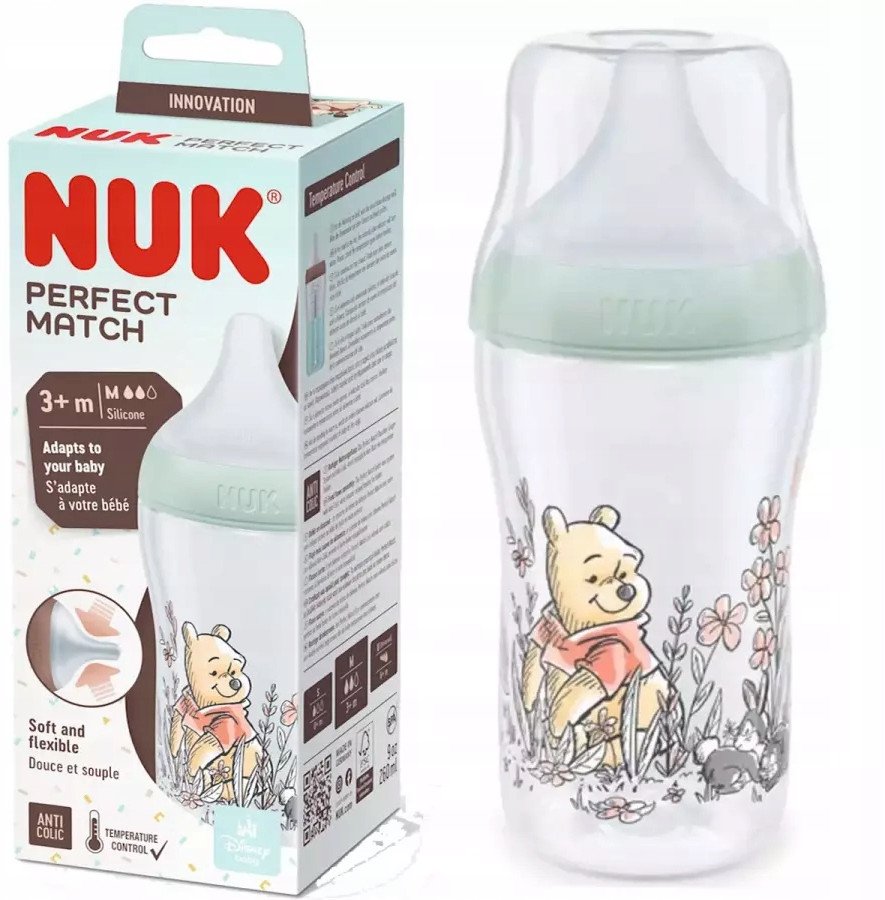NUK BUTELKA PP 260ML SIL WTP