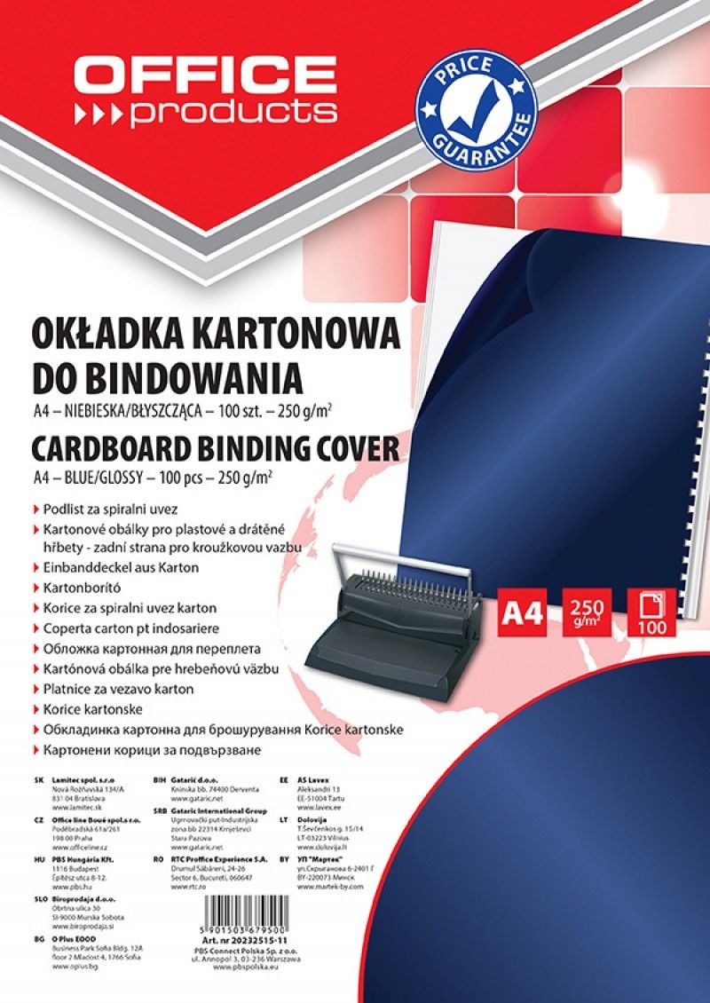 Office Products Okładki do bindowania , A4