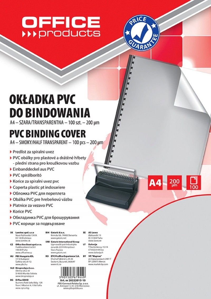 Office Products OKŁADKI DO BINDOWANIA OFFICE