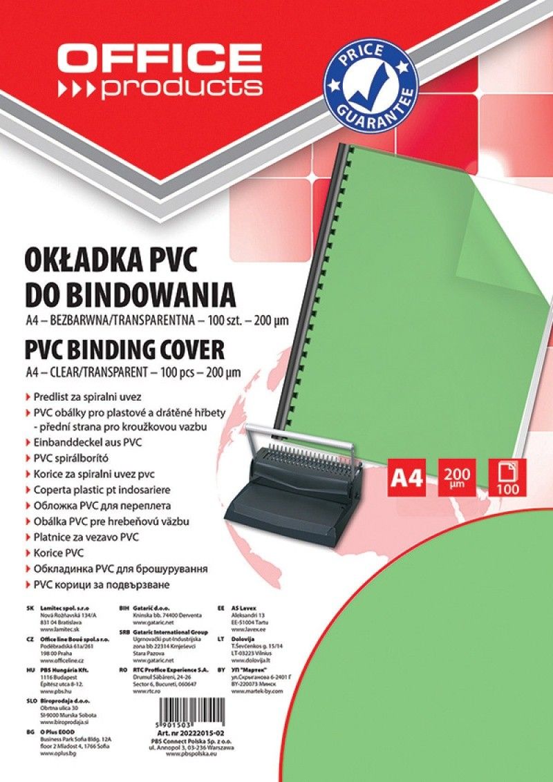 Office Products Okładki do bindowania OFFICE