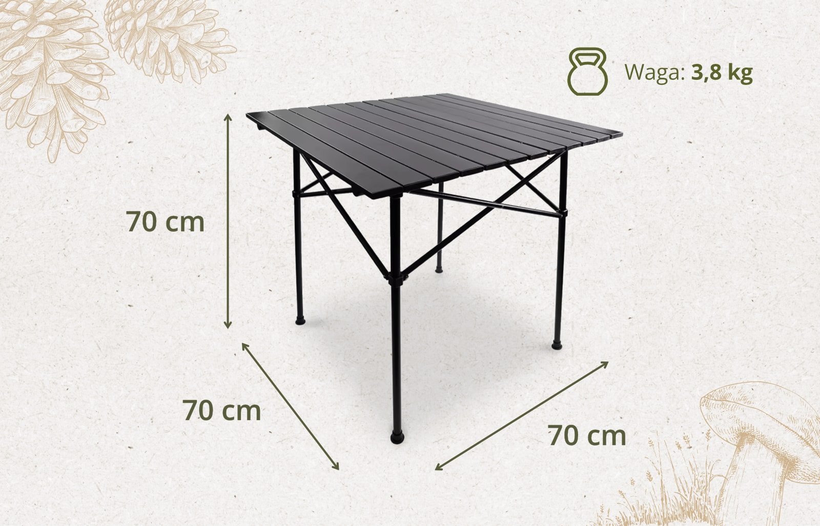Offlander OFFLANDER   KEMPINGOWY 70 x 70