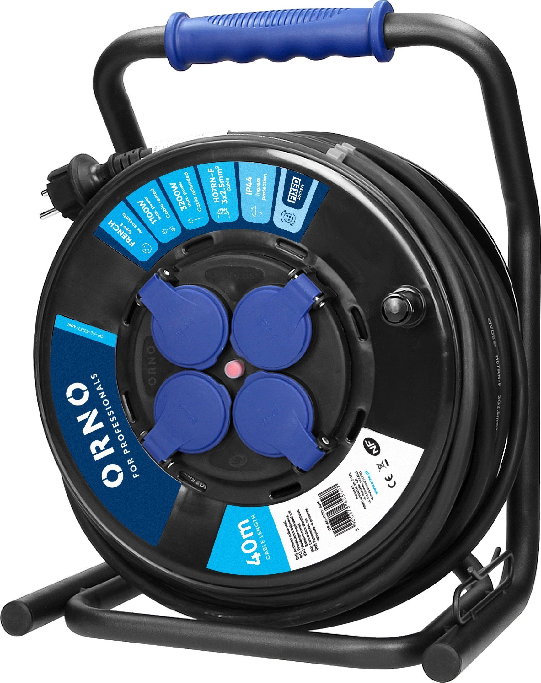 Orno profesjonalny IP44, 4 a 2P+Z