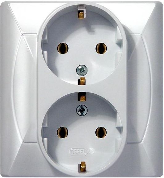 Ospel  Akcent  schuko IP20  (GP-2AS/00) |