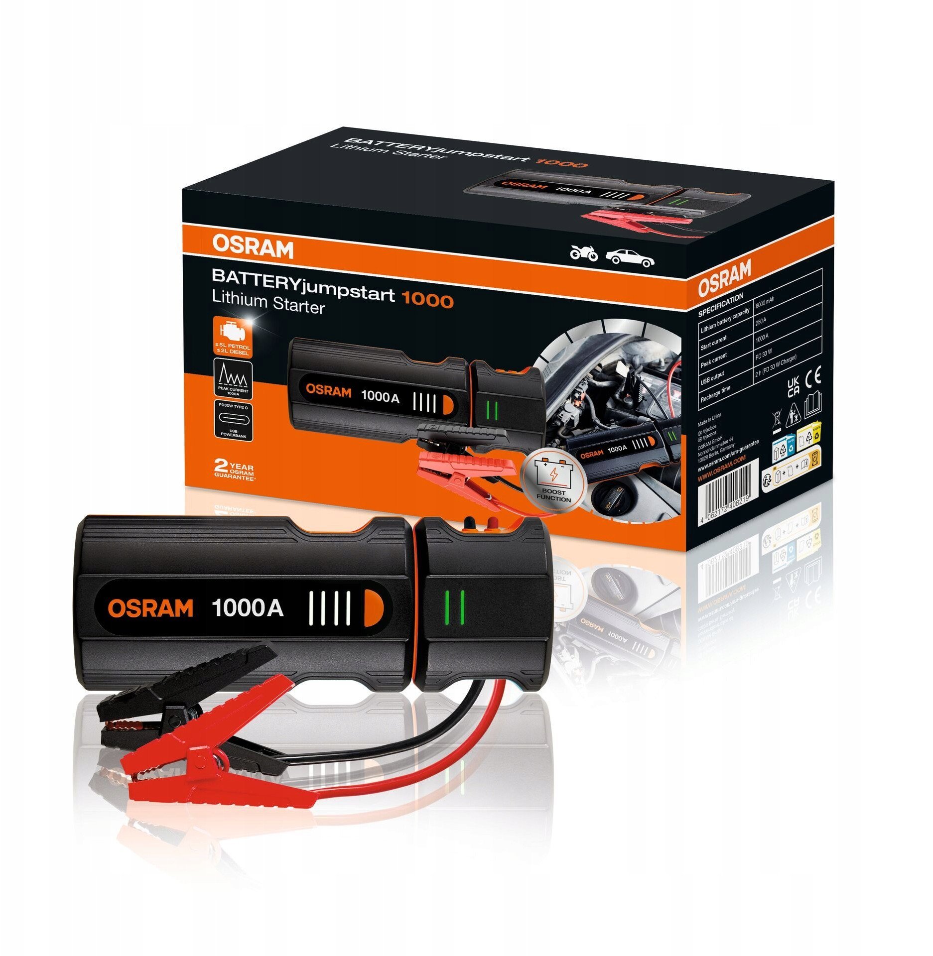 Osram Osram BATTERYjumpstart 1000 Jump Starter